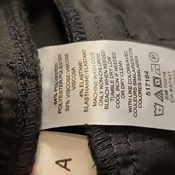 NEW LOFT High Waist Trouser Black Seasonless Classic Straight Wide Leg Preppy - Picture 15 of 16